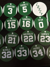 Boston Celtics Retired Jersey Magnets - Set of 27 Player Magnets - 2.75 Inches Diameter