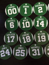 Boston Celtics Retired Jersey Magnets - Set of 27 Player Magnets - 2.75 Inches Diameter