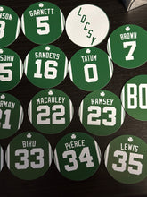 Boston Celtics Retired Jersey Magnets - Set of 27 Player Magnets - 2.75 Inches Diameter